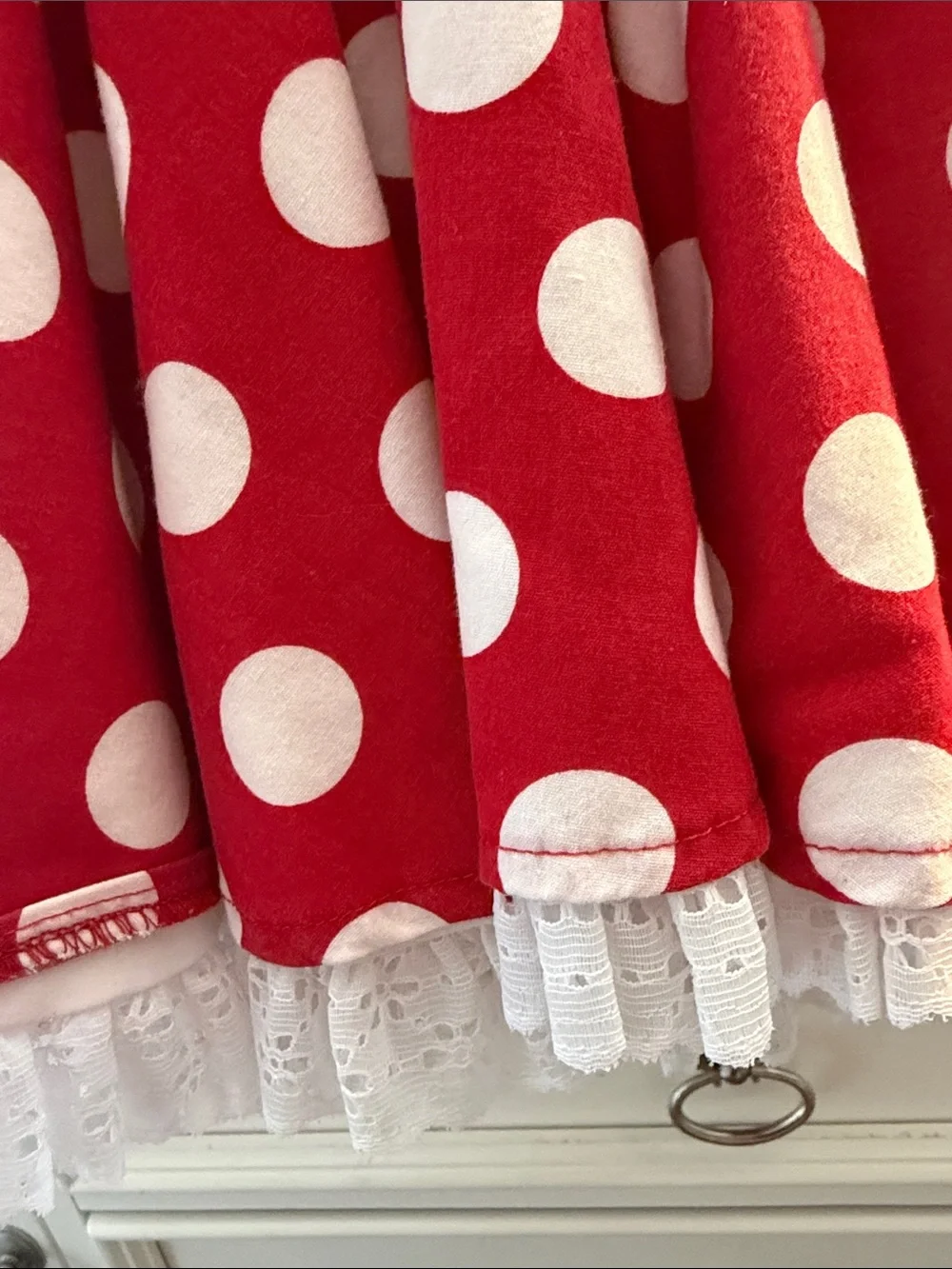 Minnie Polka Dot Red & White Kids Superhero Costume Dress Vintage